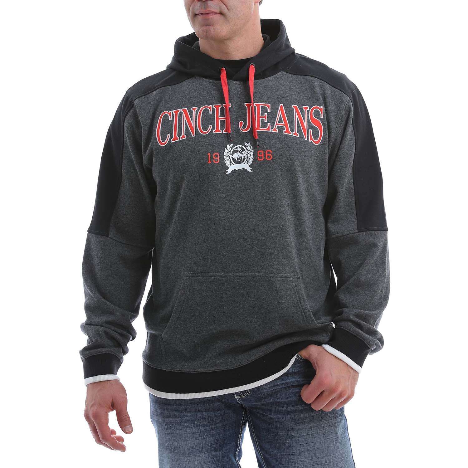Colorblock cinched hoodie online