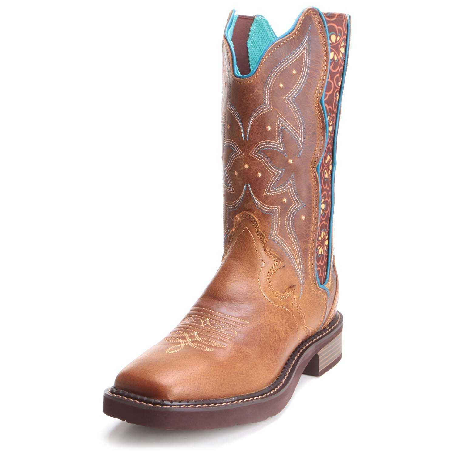Justin Womens Gypsy Heritage Floral Cowboy Boots L9515