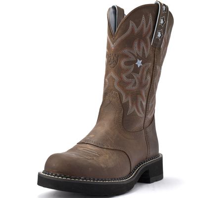 Ariat Ladies ProBaby Round Toe Western Boots Driftwood Brown 10001132 Many Sizes