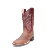 Old West Youth Boys Rust Red Cowboy Boots BSY1912