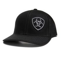 Ariat Mens FlexFit 110 Mesh Trucker Cap Black