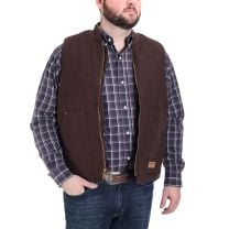 BootDaddy Ranch Mens Brown Canvas Concealed Carry Vest