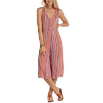 Rock and Roll Womens Serape Stripe Jumpsuit