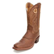 Ariat Mens Heritage Roughstock Square Toe Cowboy Boots Brown