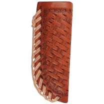 Martin Saddlery Basket Stamped Laced Knife Scabbard