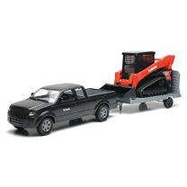 Kubota Pickup Truck with Trailer and Track Loader