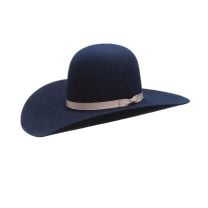 Serratelli Navy Blue 6X Felt Cowboy Hat