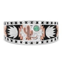 Montana Silversmiths Womens Cactus Cuff Bracelet