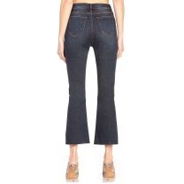 Miss Me Womens High Rise Cropped Boot Cut Jeans