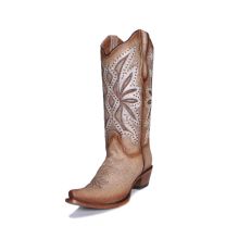 Circle G Womens Laser Embroidery Cowboy Boots L2002