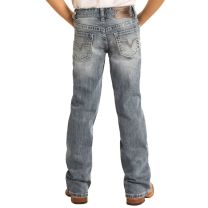 Rock and Roll Children Boys Light Wash Boot Cut Jeans