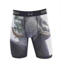 Cinch Mens Arenaflex Elephant Boxer Briefs