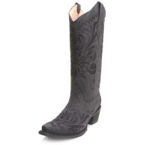 Circle G Womens Filigree Embroidered Cowboy Boots L5433