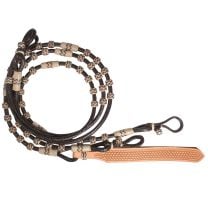 Professional's Choice Brown/Natural Rawhide Romal Reins