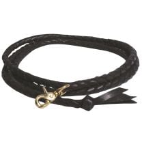 Schutz Brothers Black Braided Split Reins