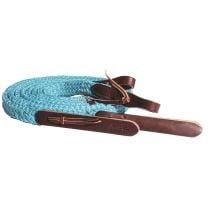 Professional's Choice Turquoise Quiet Control Split Reins