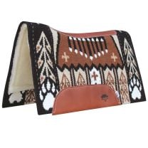 The Professional's Choice Raven Bearpaw Contoured Performance Saddle Pad (30x34)