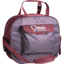 Classic Ropes Grey Checker and Merlot Basic Rope Bag