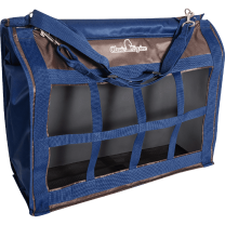 Classic Equine Top load Hay Bag (Chocolate and Navy)