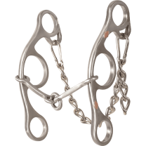 Classic Equine Diamond Short Shank O Ring Square Snaffle Bit