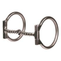 Professional's Choice Equisential Twisted Wire D Ring Snaffle Bit