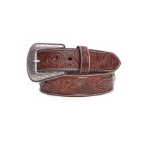 Ariat Mens Embossed Faith Concho Leather Belt