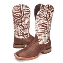 BootDaddy with Ariat Mens Crocodile Print Cowboy Boots