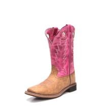 Smoky Mountain Childrens Girls Pink Cowboy Boots 3920C