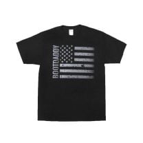 BootDaddy Mens Distressed Flag T Shirt