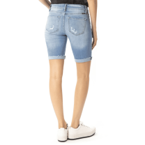 Kan Can Womens Mid Rise Bermuda Shorts