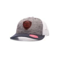 Kimes Ranch Leather Point Logo Mesh Trucker Cap