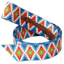 Mustang Beaded Print Nylon Tie Strap