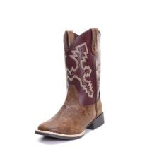 Twister Childrens Unisex Maroon Cowboy Boots 4443008