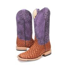 BootDaddy Macie Bean Womens Purple Lochness Cowboy Boots