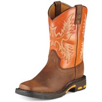 Ariat Kids WorkHog Wide Square Toe Work Boots