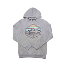 BootDaddy Unisex Sunset Desert Hoodie Gray