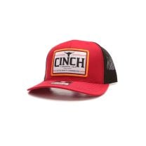 Cinch Red Steer Skull Mesh Trucker Cap