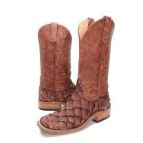 BootDaddy Anderson Bean Mens Embossed Big Bass Boots