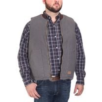 BootDaddy Ranch Mens Gray Canvas Concealed Carry Vest