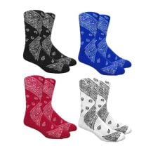 Leaf Republic Unisex One Size Bandana Boot Socks