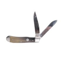 Circle SH Bone Handle Trapper Knife