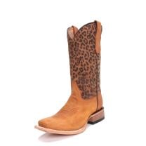 Circle G Youth Girls Leopard Print Cowboy Boots J7104