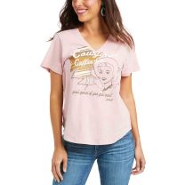 Ariat Womens Vintage Cowgirl Coffee T Shirt
