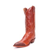 Tony Lama Womens Lizard Tip Cowboy Boots 6763L