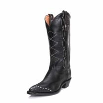 Tony Lama Womens Lizard Tip Cowboy Boots 6762L