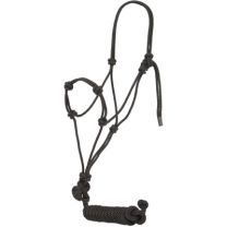 Mustang Four Knot Training Halter With Lead