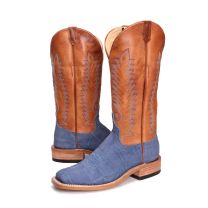 BootDaddy Anderson Bean Womens Sueded Blue Elephant Boots
