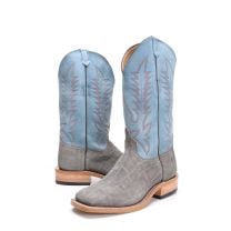 BootDaddy Anderson Bean Mens Gray Buffed Elephant Boots