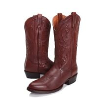 BootDaddy Dan Post Mens Tobacco Brown Cowboy Boots