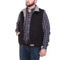BootDaddy Ranch Mens Black Canvas Concealed Carry Vest